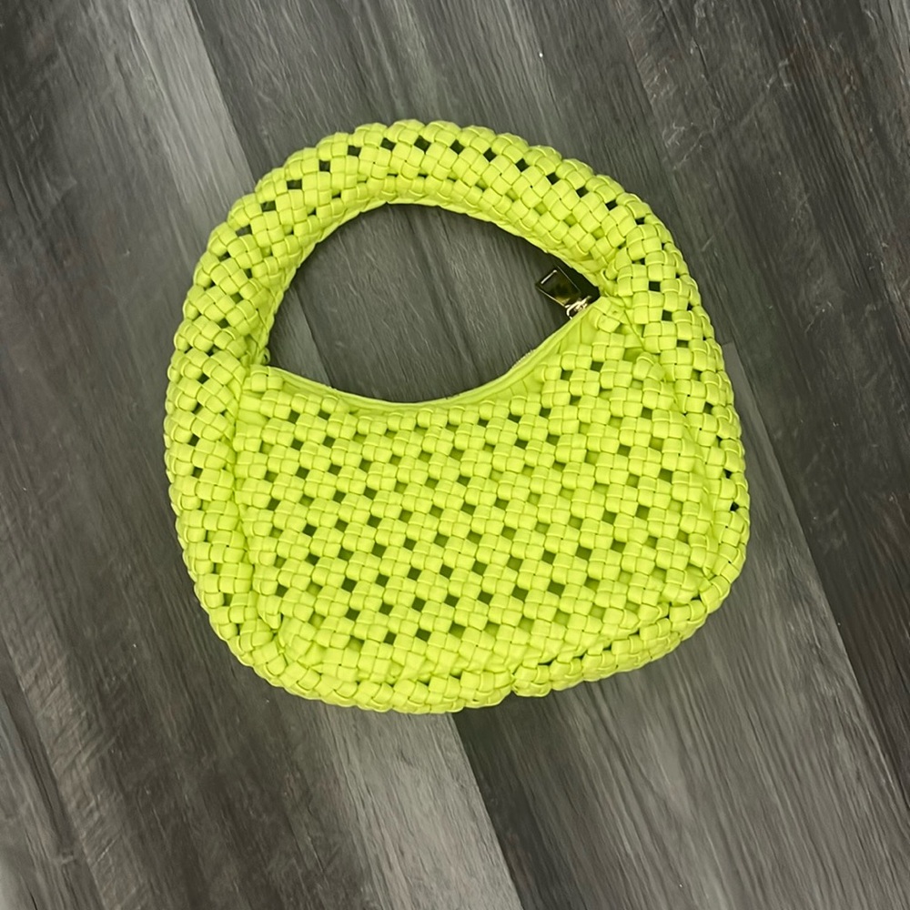 Neon green bag